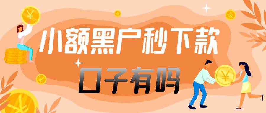 小额黑户秒下款口子有吗最新，盘底最近新出炉5个安全靠谱的口子平台秒批 